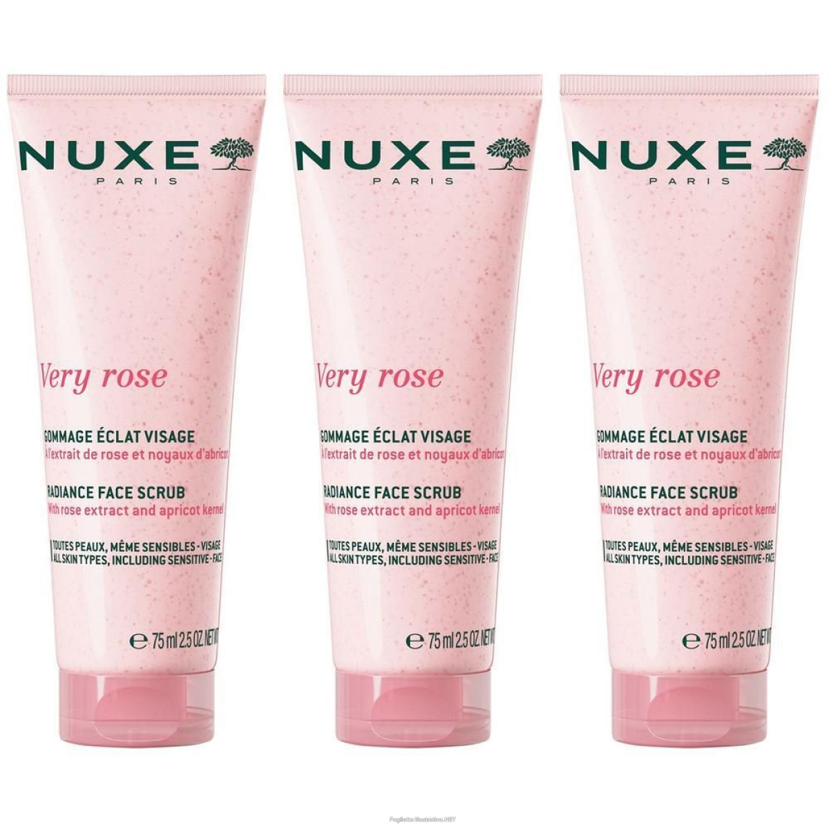 Cerca Offerte di nuxe very rose scrub viso 3x75 ml e acquista online