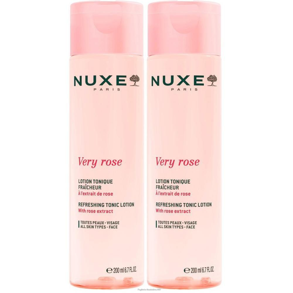 Cerca Offerte di nuxe very rose tonico rinfrescante 2x200 ml e acquista online