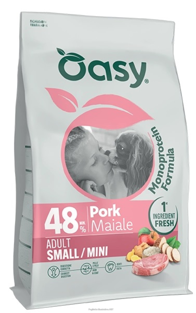 Cerca Offerte di oasy cane monoprotein small/mini adult maiale 800gr e acquista online