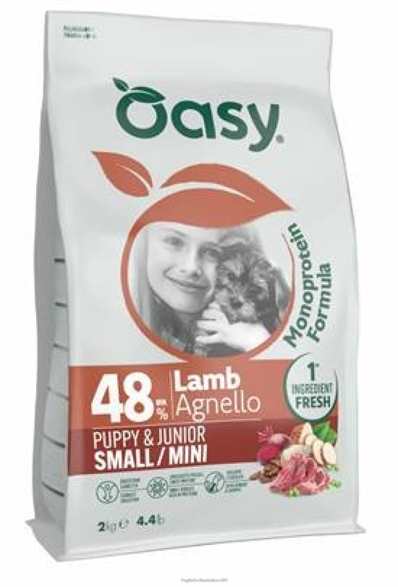 Cerca Offerte di oasy cane monoprotein small/mini puppy agnello 800gr e acquista online