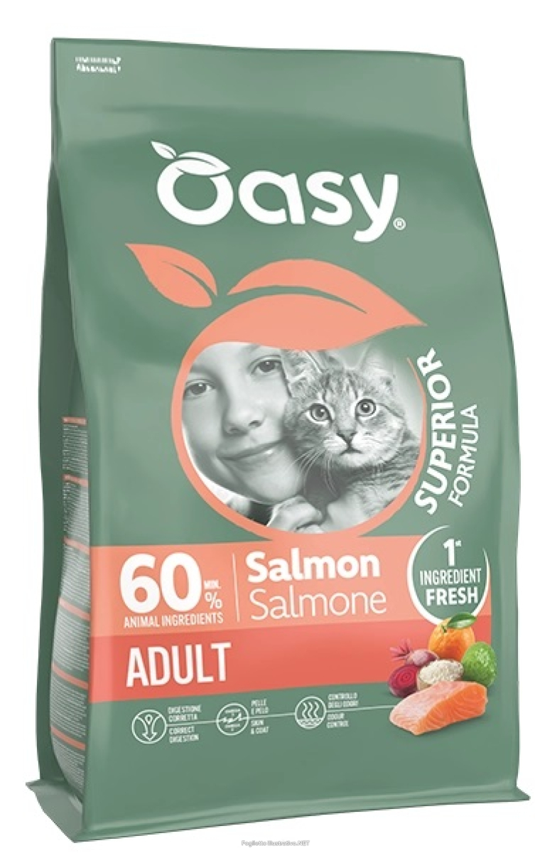 Cerca Offerte di oasy dry cat superior adult salmone 300 g e acquista online
