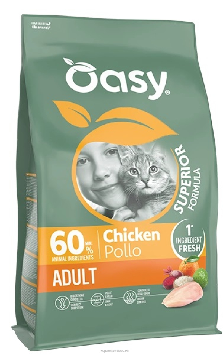 Cerca Offerte di oasy gatto dry superior adult pollo 300gr e acquista online