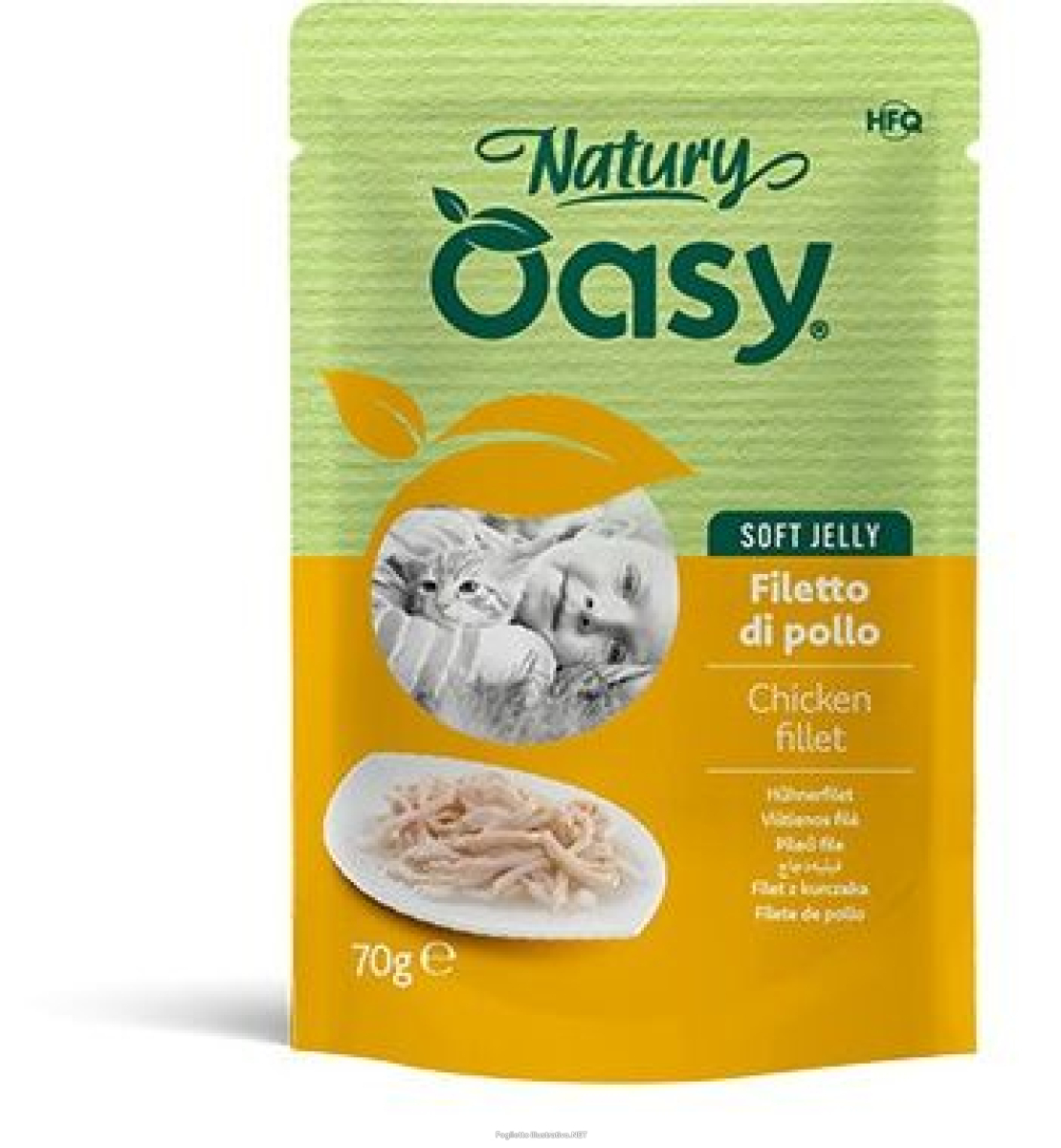 Cerca Offerte di oasy gatto natury soft jelly filetto di pollo 70gr (bustina) e acquista online