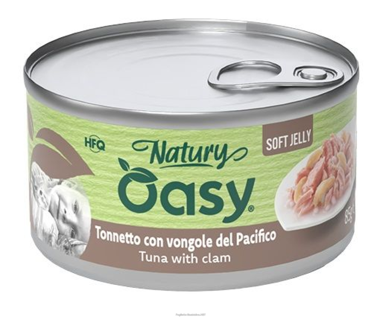 Cerca Offerte di oasy gatto natury soft jelly tonnetto con vongole del pacifico 150gr (lattina) e acquista online