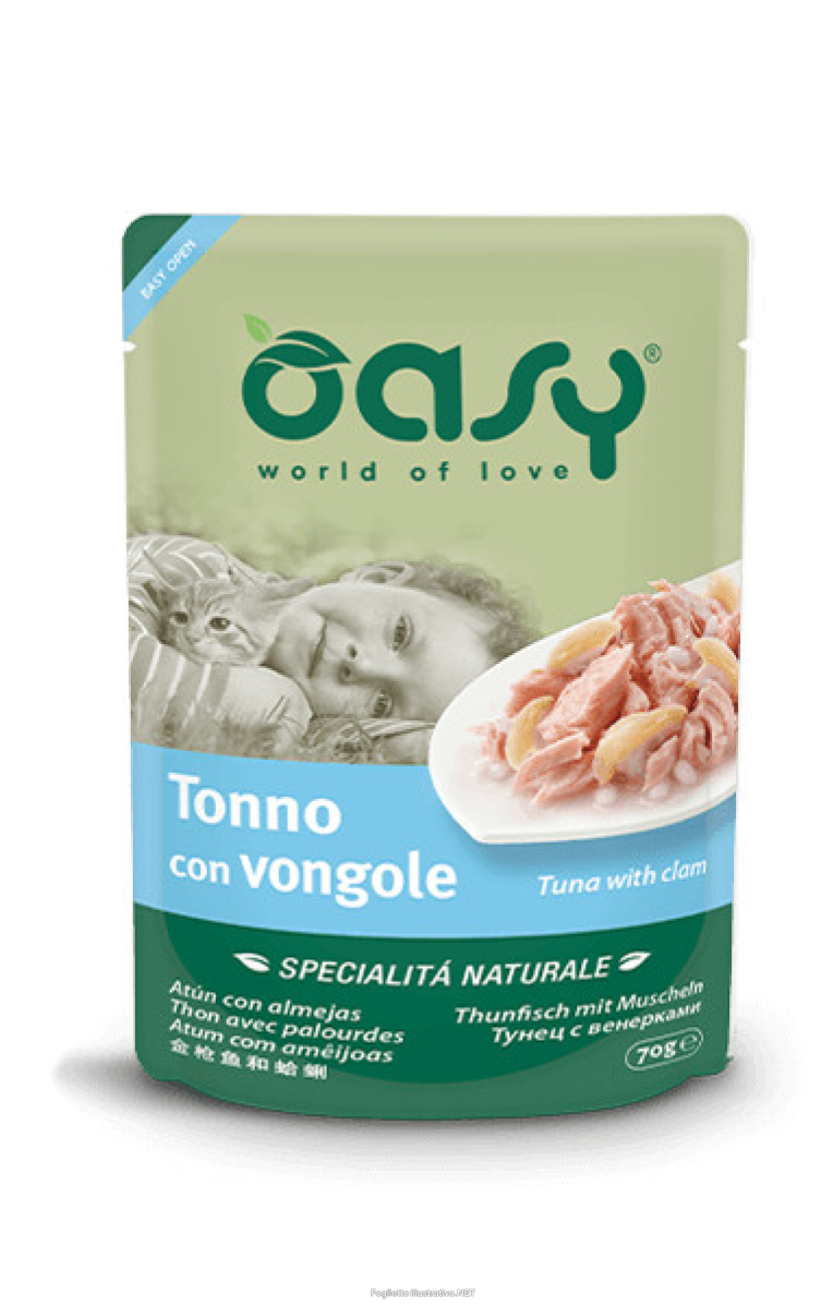 Cerca Offerte di oasy gatto natury soft jelly tonnetto con vongole del pacifico 85gr (lattina) e acquista online