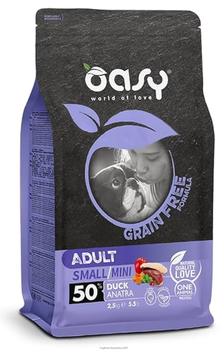Cerca Offerte di oasy grain free adult small & mini con anatra per cani adulti 2.5kg e acquista online