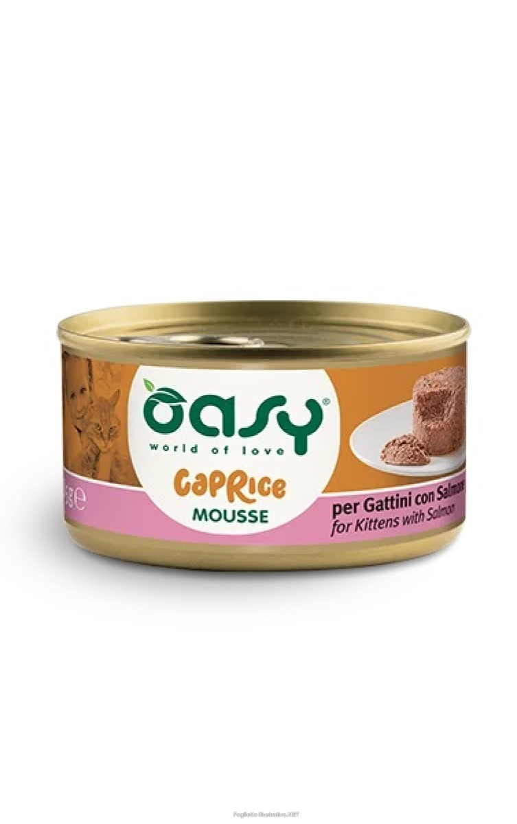 Cerca Offerte di oasy wet cat caprice mousse per gattini con salmone 85 g e acquista online