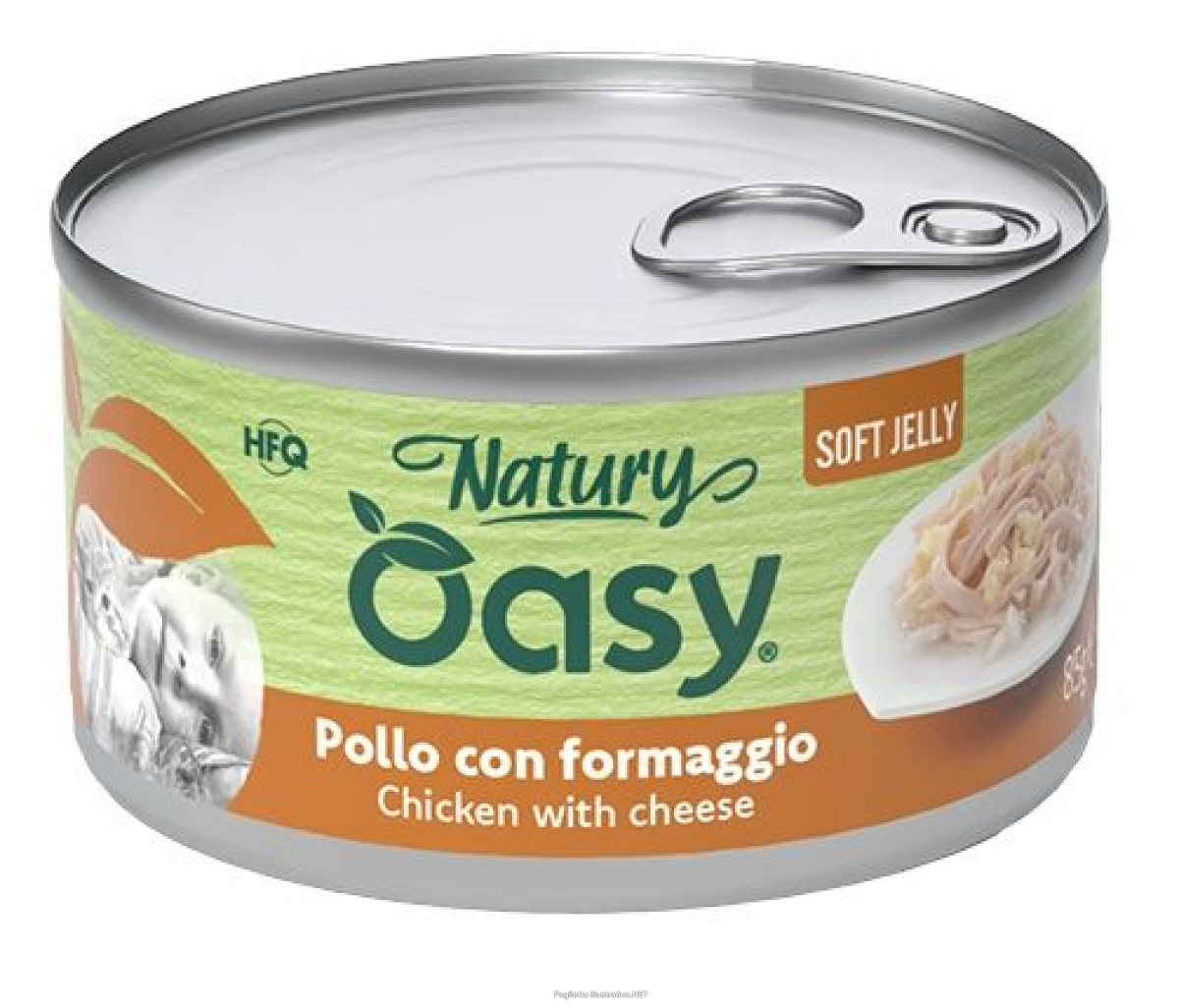 Cerca Offerte di oasy wet cat natury soft jelly pollo con formaggio lattina 85 g e acquista online