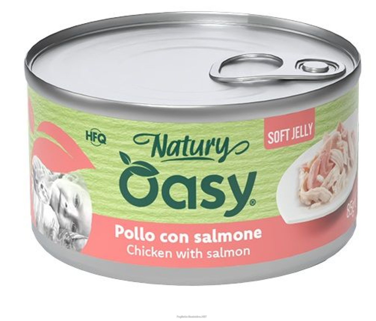 Cerca Offerte di oasy wet cat natury soft jelly pollo con salmone lattina 150 g e acquista online