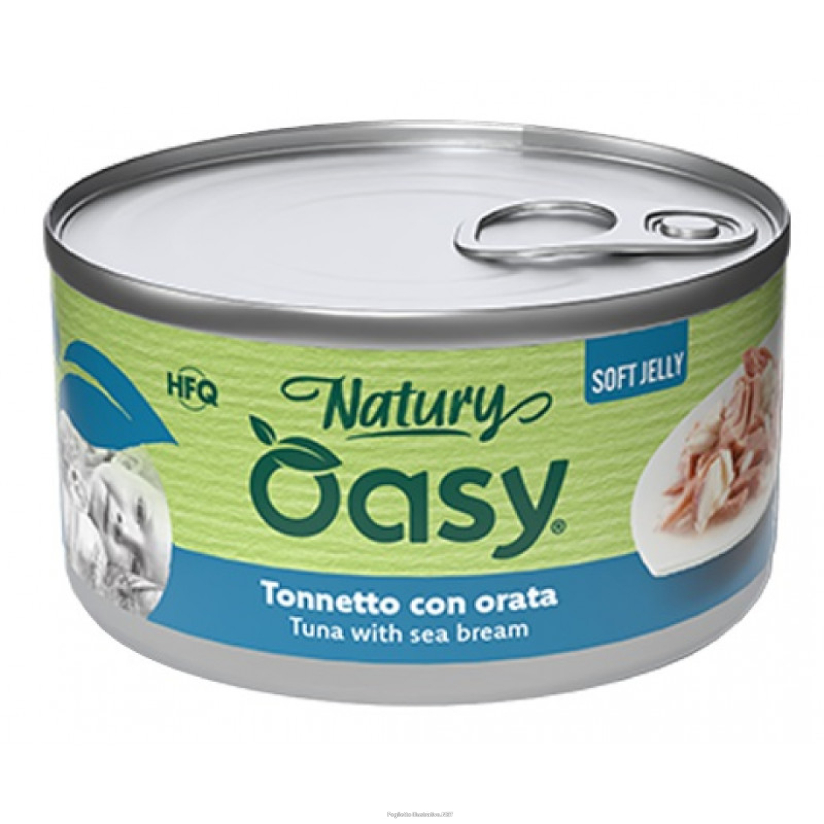 Cerca Offerte di oasy wet cat natury soft jelly tonnetto con orata lattina 150 g e acquista online
