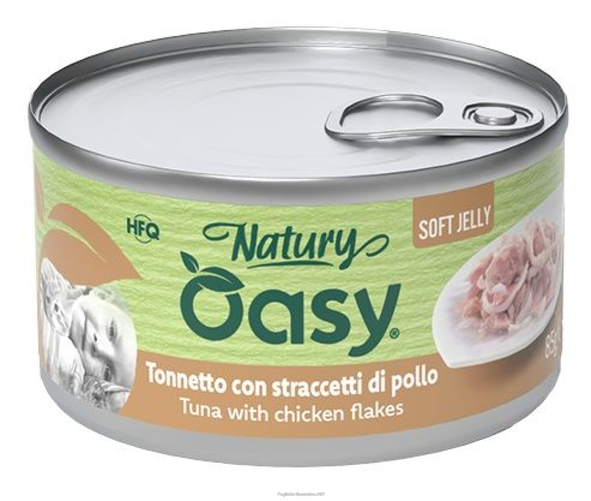 Cerca Offerte di oasy wet cat natury soft jelly tonnetto con straccetti di pollo lattina 150 g e acquista online