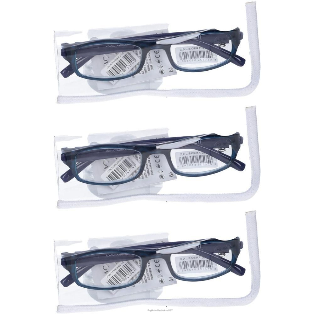 Cerca Offerte di occhiale contacta africa blu +2,00 3x1 st e acquista online