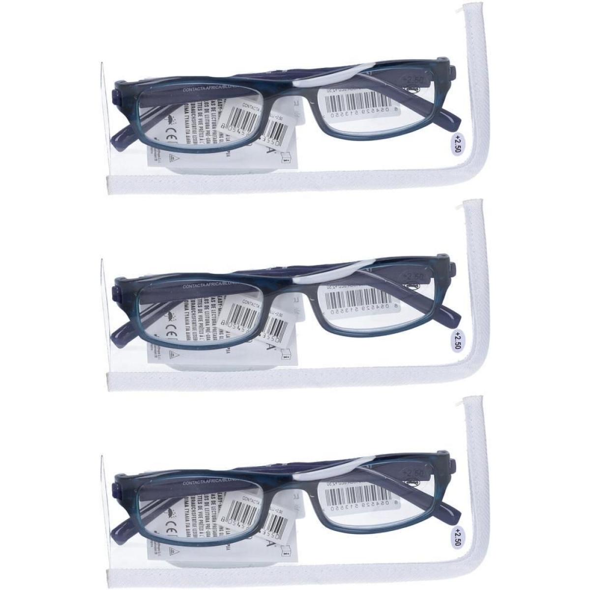 Cerca Offerte di Occhiale contacta africa blu +2,50 3x1 st e acquista online