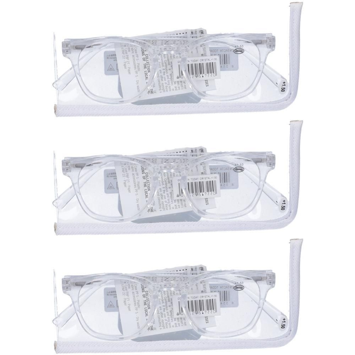 Cerca Offerte di Occhiale da lettura contacta today crystal +1,50 3x1 st e acquista online
