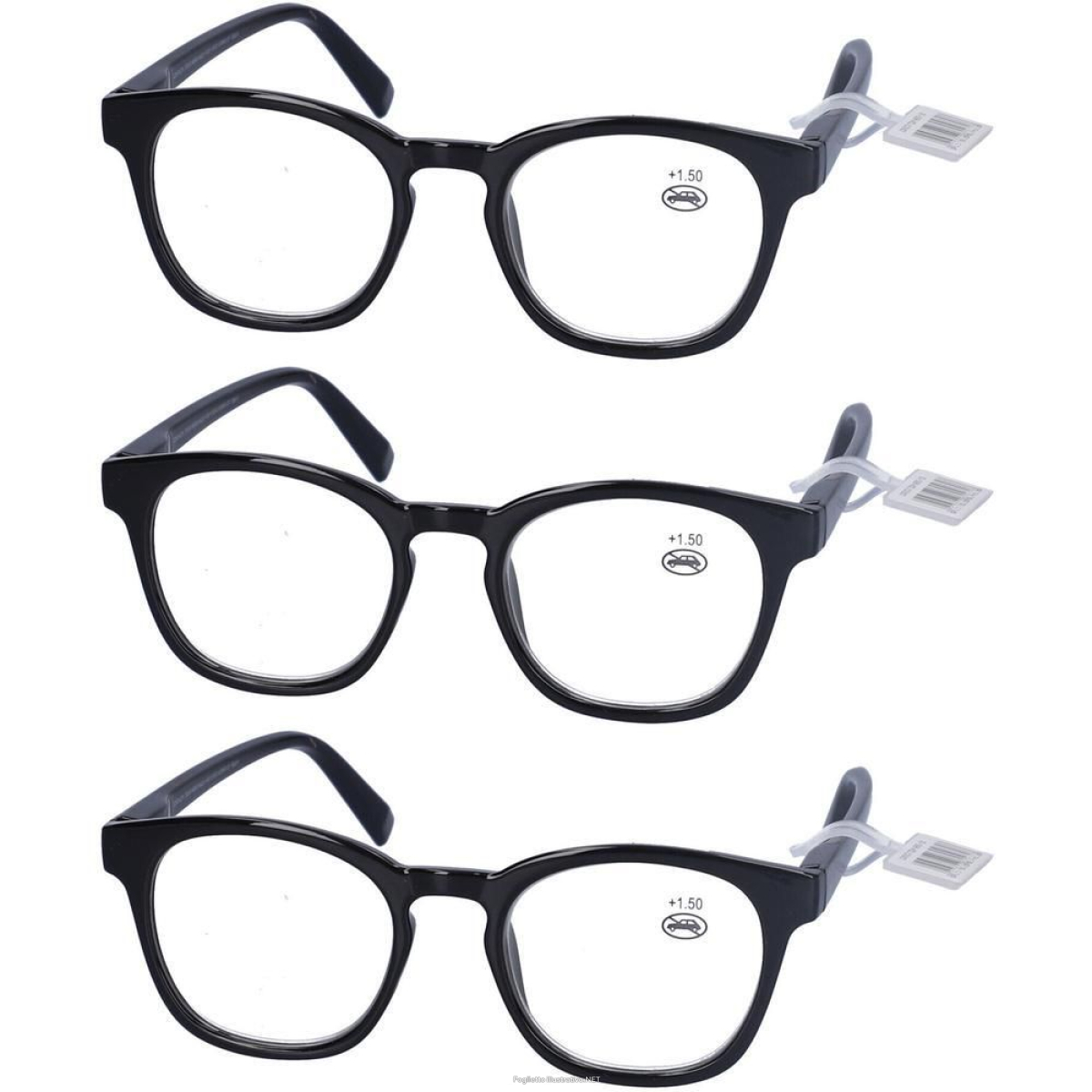 Cerca Offerte di occhiale da lettura contacta today nero +1,50 3x1 st e acquista online