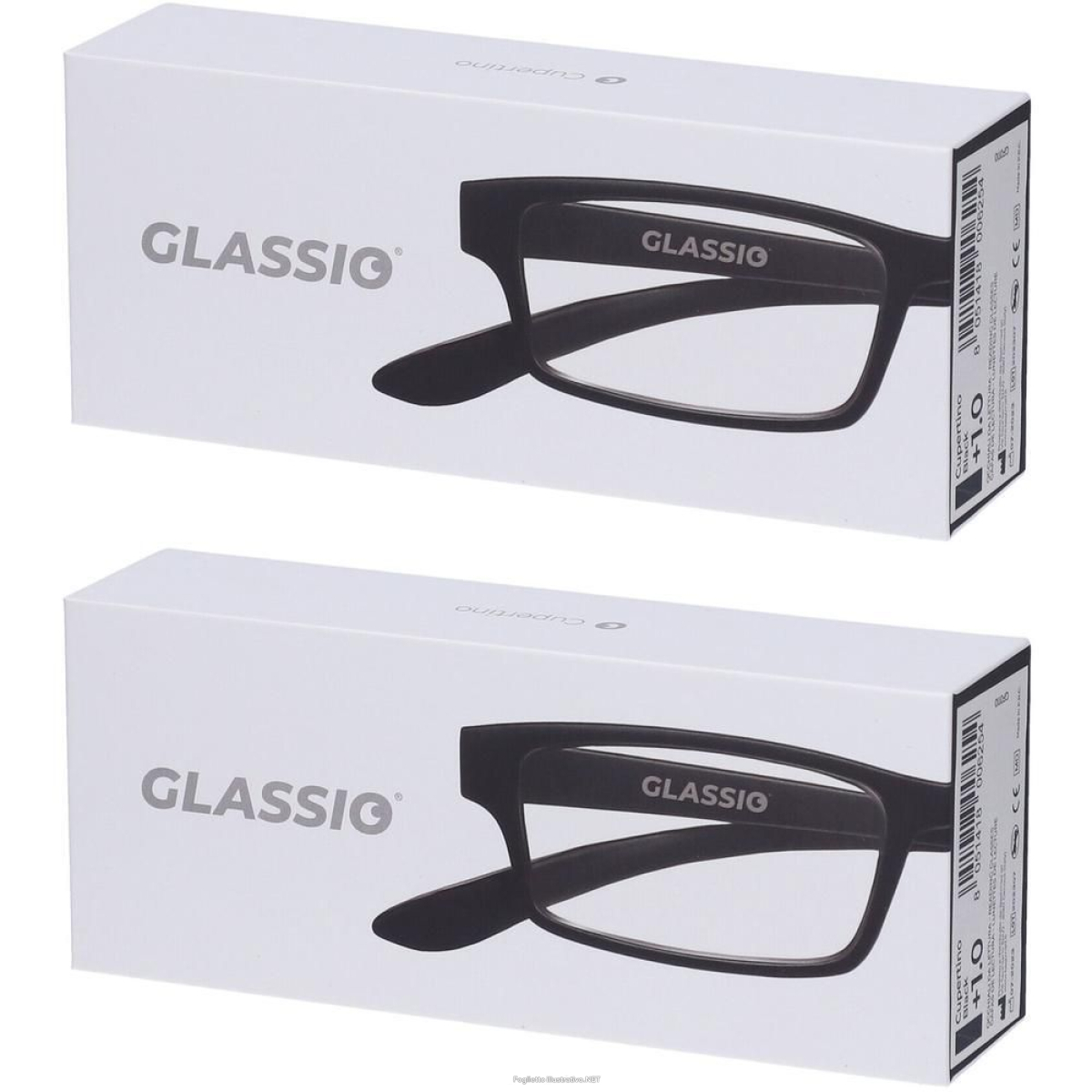 Cerca Offerte di occhiali da lettura glassio cupertino colore nero gradazione +1,0 2x1 e acquista online