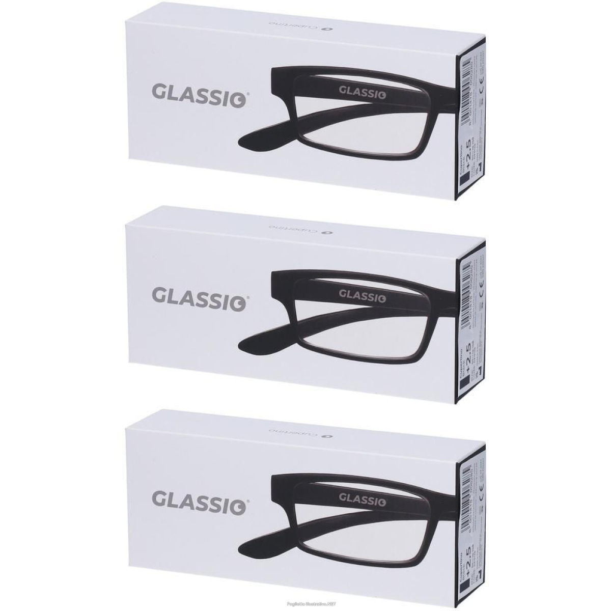 Cerca Offerte di occhiali da lettura glassio cupertino colore nero gradazione +2,5 3x1 e acquista online