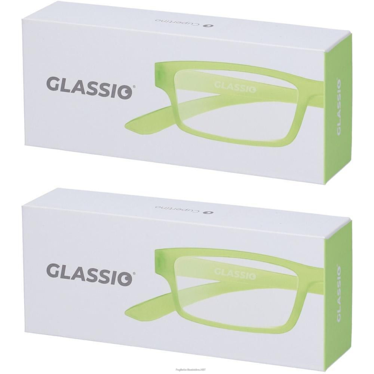 Cerca Offerte di occhiali da lettura glassio cupertino colore verde acido gradazione +1 e acquista online
