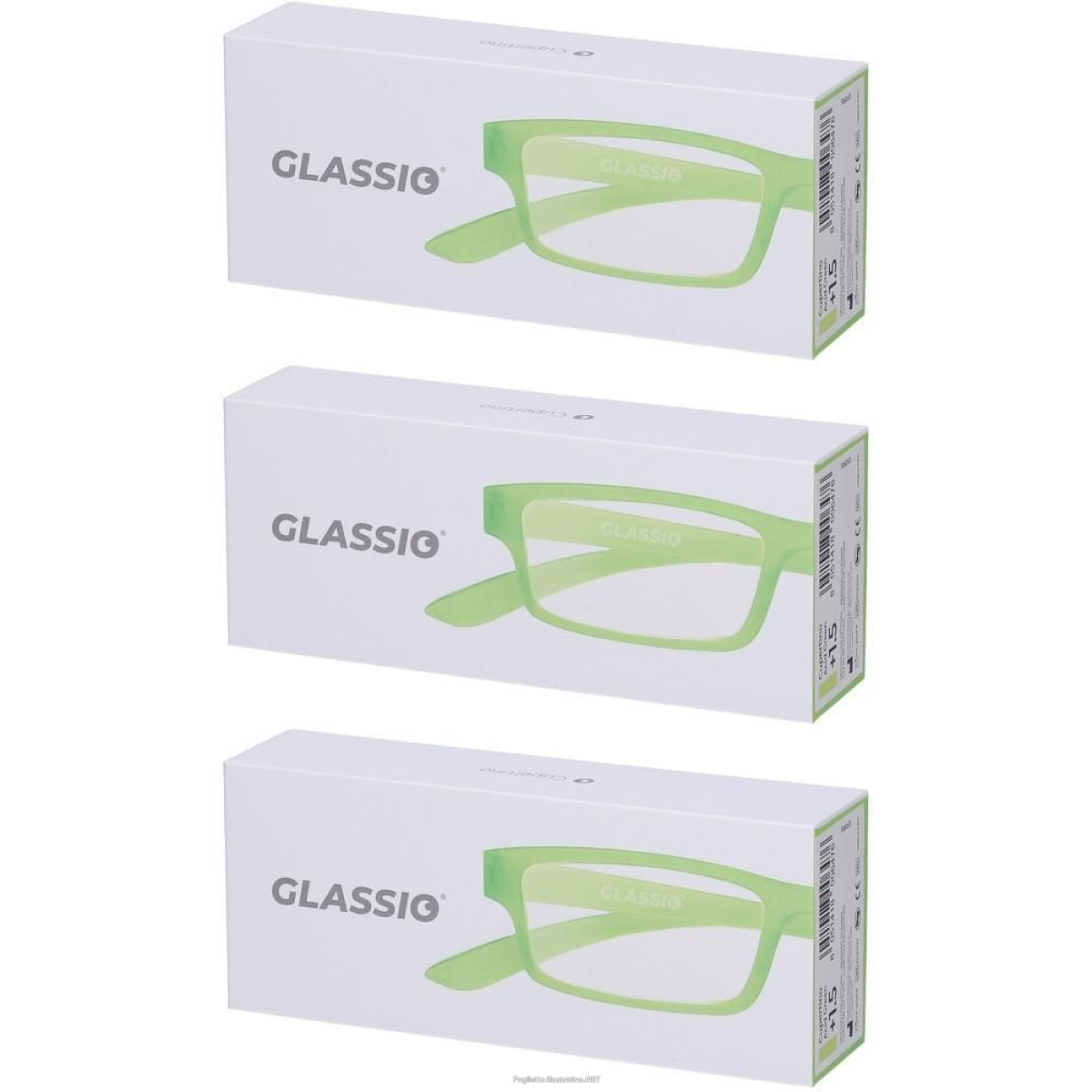 Cerca Offerte di occhiali da lettura glassio cupertino colore verde acido gradazione +1 e acquista online
