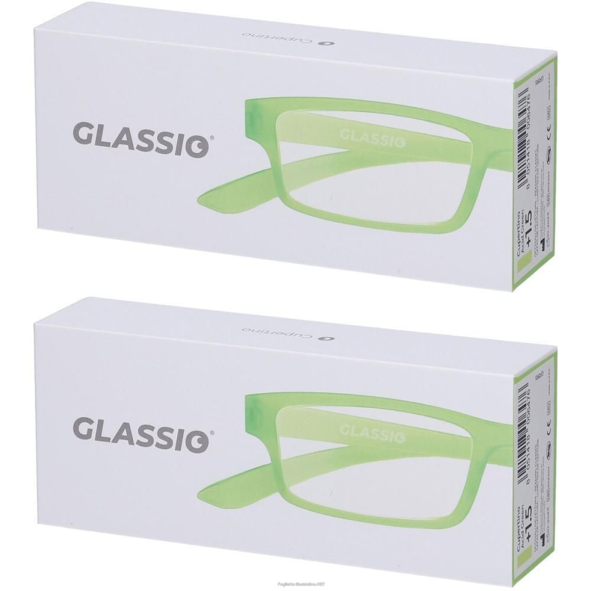 Cerca Offerte di occhiali da lettura glassio cupertino colore verde acido gradazione +1 e acquista online