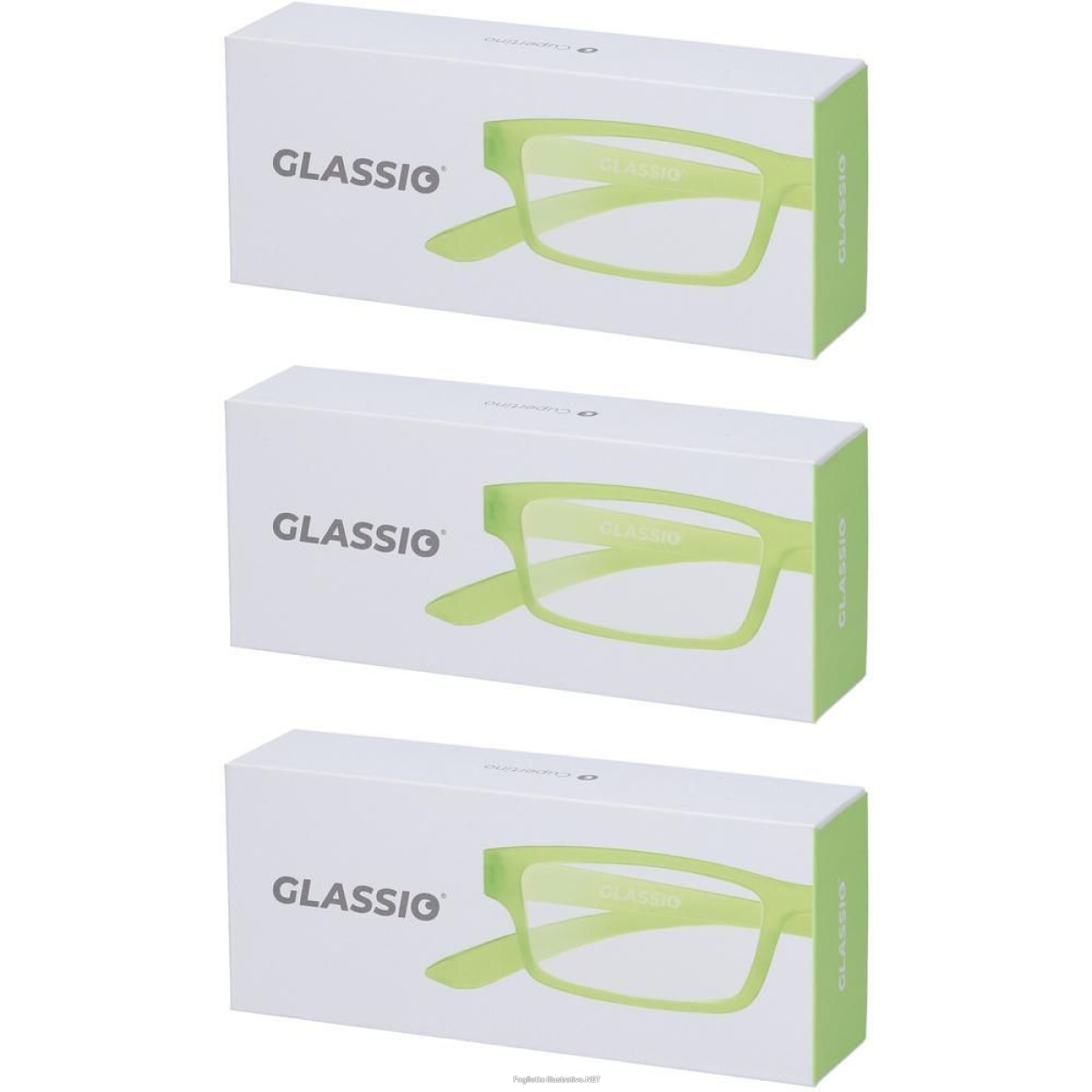 Cerca Offerte di occhiali da lettura glassio cupertino colore verde acido gradazione +1 e acquista online