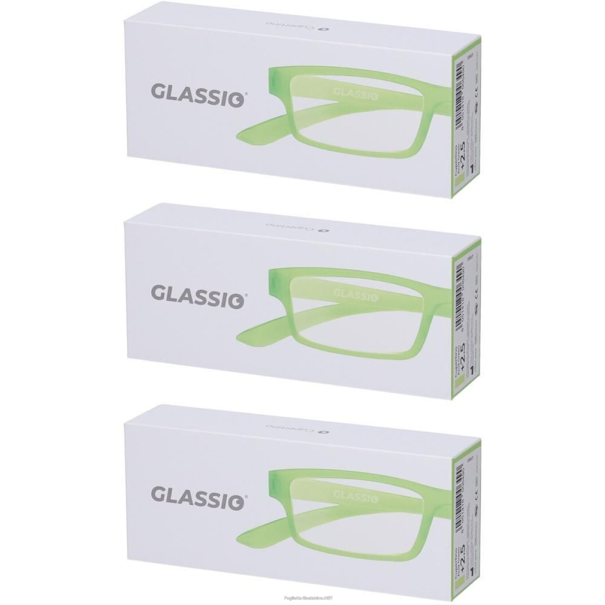 Cerca Offerte di occhiali da lettura glassio cupertino colore verde acido gradazione +2 e acquista online