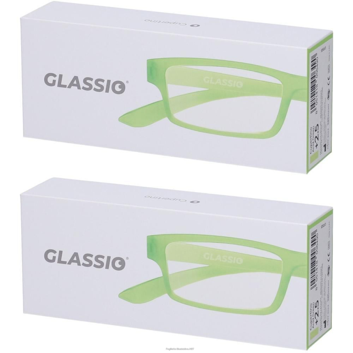 Cerca Offerte di occhiali da lettura glassio cupertino colore verde acido gradazione +2 e acquista online
