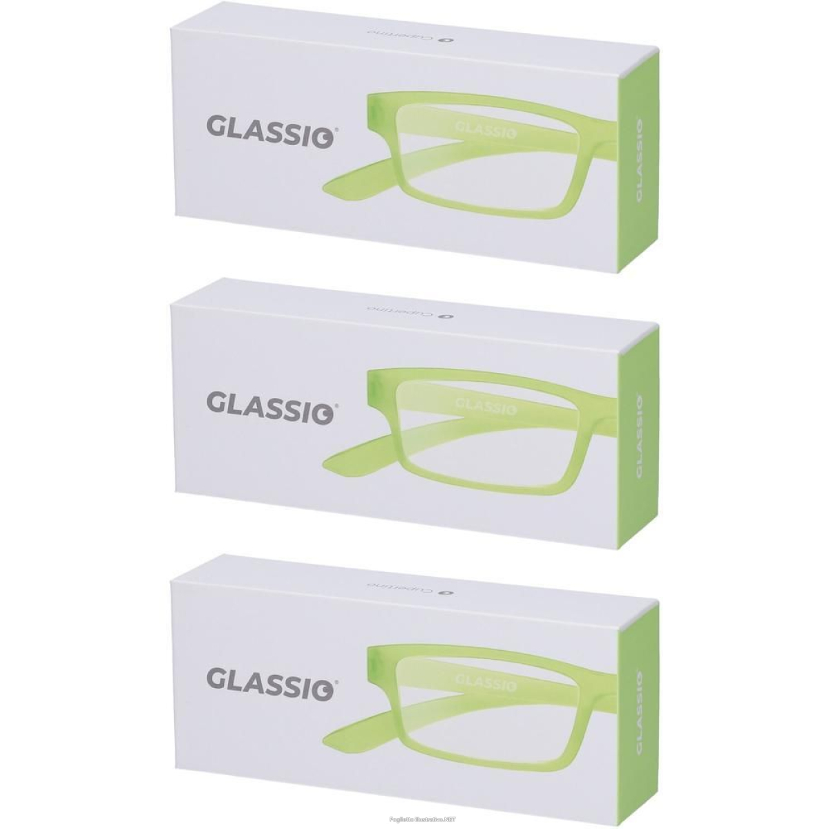 Cerca Offerte di occhiali da lettura glassio cupertino colore verde acido gradazione +3 e acquista online