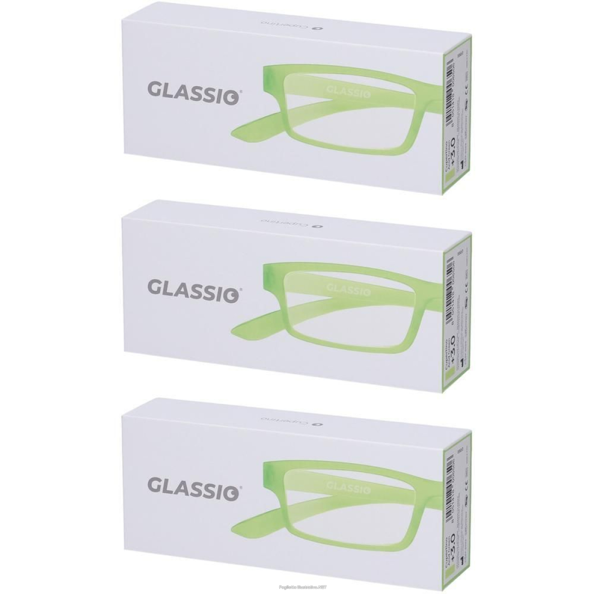 Cerca Offerte di occhiali da lettura glassio cupertino colore verde acido gradazione +3 e acquista online