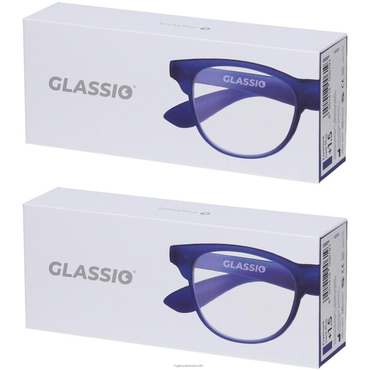 Cerca Offerte di occhiali da lettura glassio fremont colore blu scuro gradazione +1,5 1 e acquista online