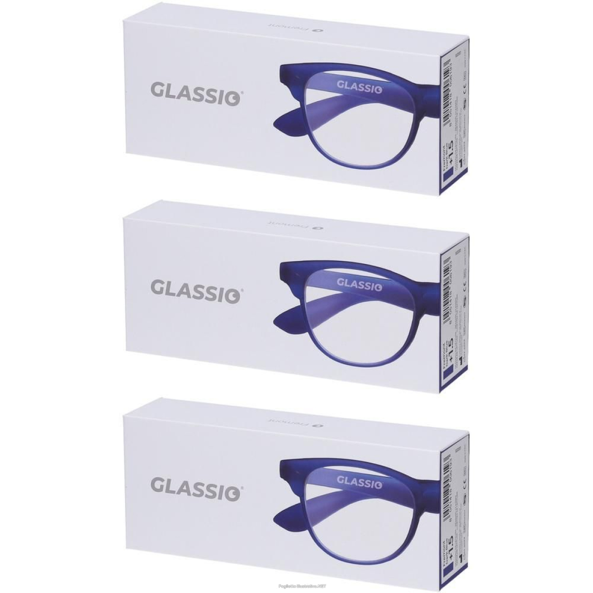 Cerca Offerte di occhiali da lettura glassio fremont colore blu scuro gradazione +1,5 1 e acquista online