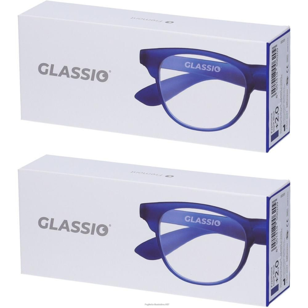 Cerca Offerte di occhiali da lettura glassio fremont colore blu scuro gradazione +2,0 1 e acquista online
