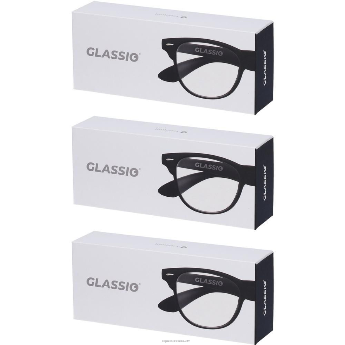Cerca Offerte di occhiali da lettura glassio fremont colore nero gradazione +2,0 3x1 st e acquista online