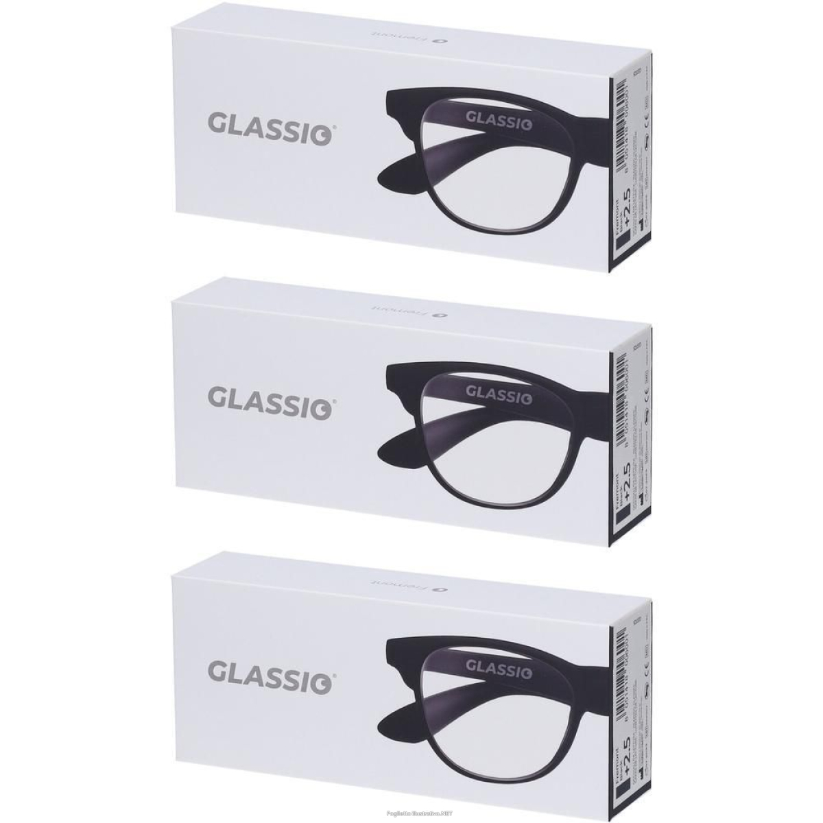 Cerca Offerte di occhiali da lettura glassio fremont colore nero gradazione +2,5 1 st e acquista online