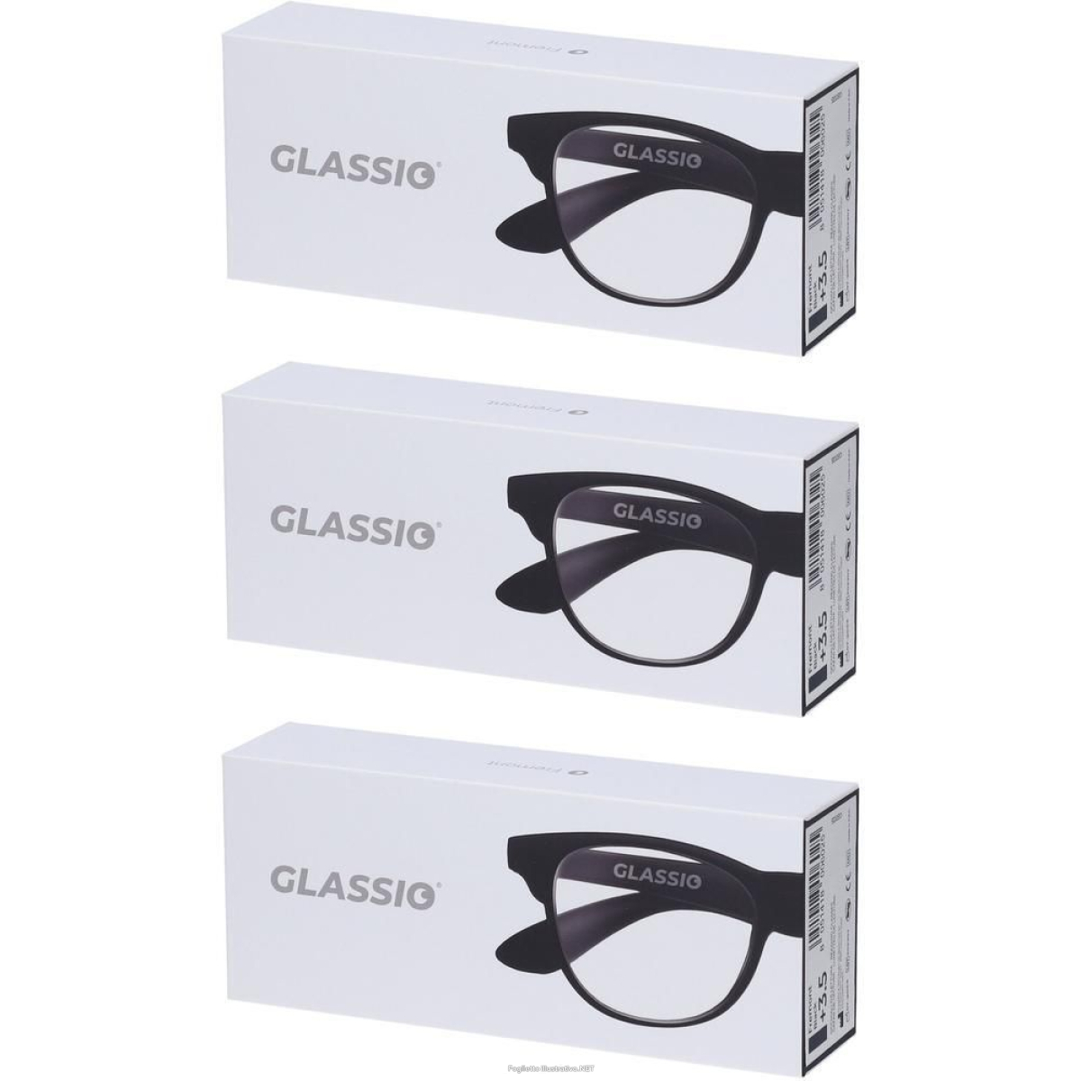 Cerca Offerte di occhiali da lettura glassio fremont colore nero gradazione +3,5 3x1 st e acquista online