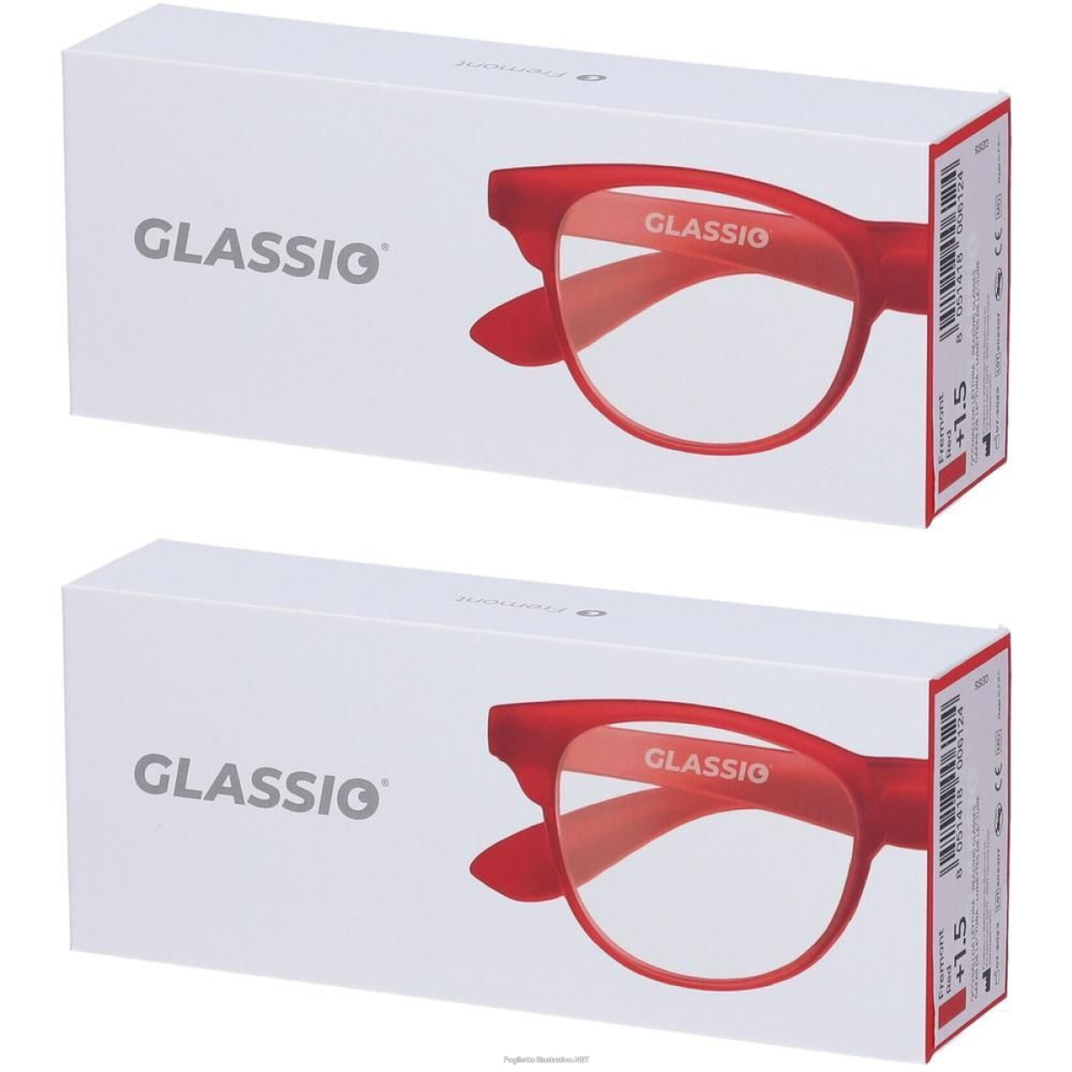 Cerca Offerte di occhiali da lettura glassio fremont colore rosso gradazione +1,5 1 st e acquista online