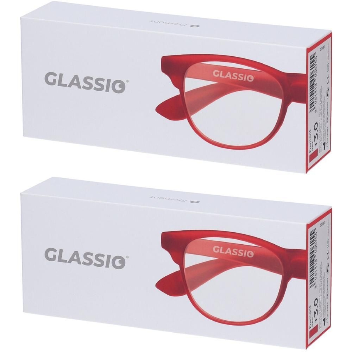 Cerca Offerte di Occhiali da Lettura Glassio Fremont Colore Rosso Gradazione +3,0 2x1 S e acquista online