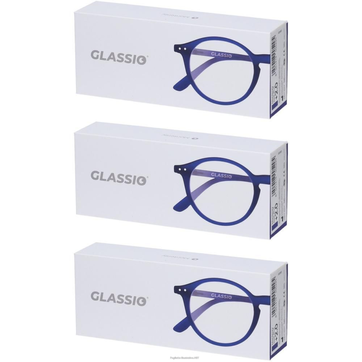 Cerca Offerte di occhiali da lettura glassio monterey colore blu scuro gradazione +2,0 e acquista online
