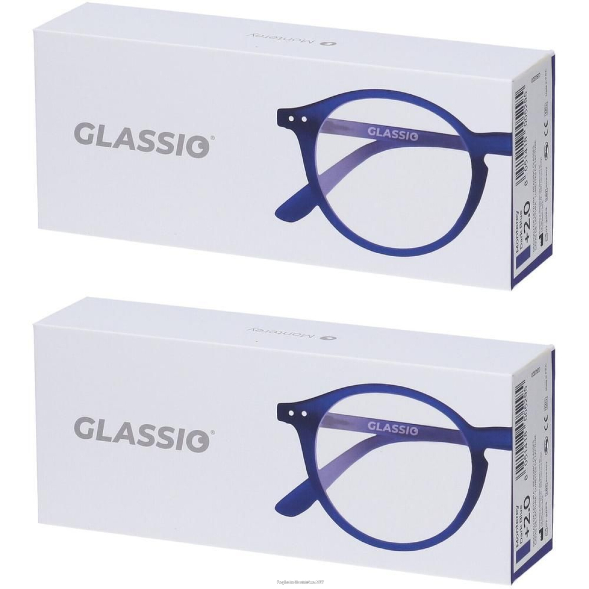 Cerca Offerte di occhiali da lettura glassio monterey colore blu scuro gradazione +2,0 e acquista online