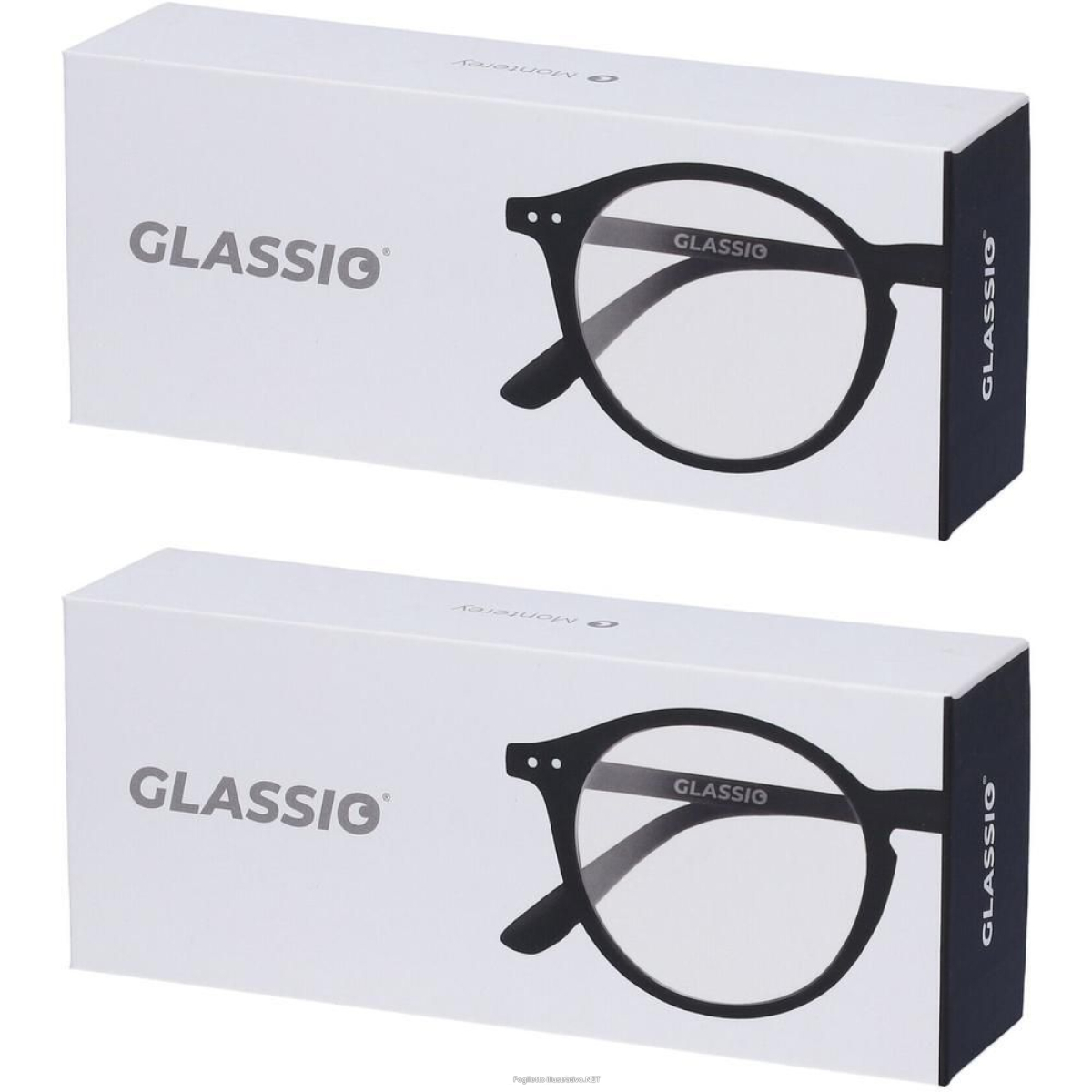 Cerca Offerte di occhiali da lettura glassio monterey colore nero +2,0 2x1 st e acquista online