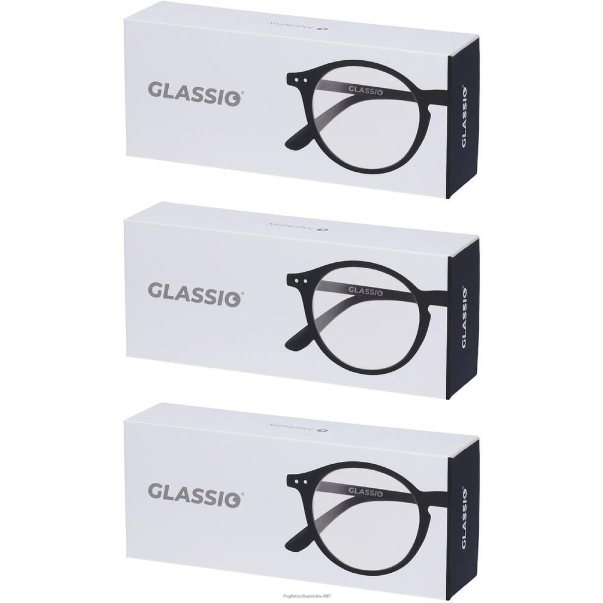 Cerca Offerte di occhiali da lettura glassio monterey colore nero +2,0 3x1 st e acquista online