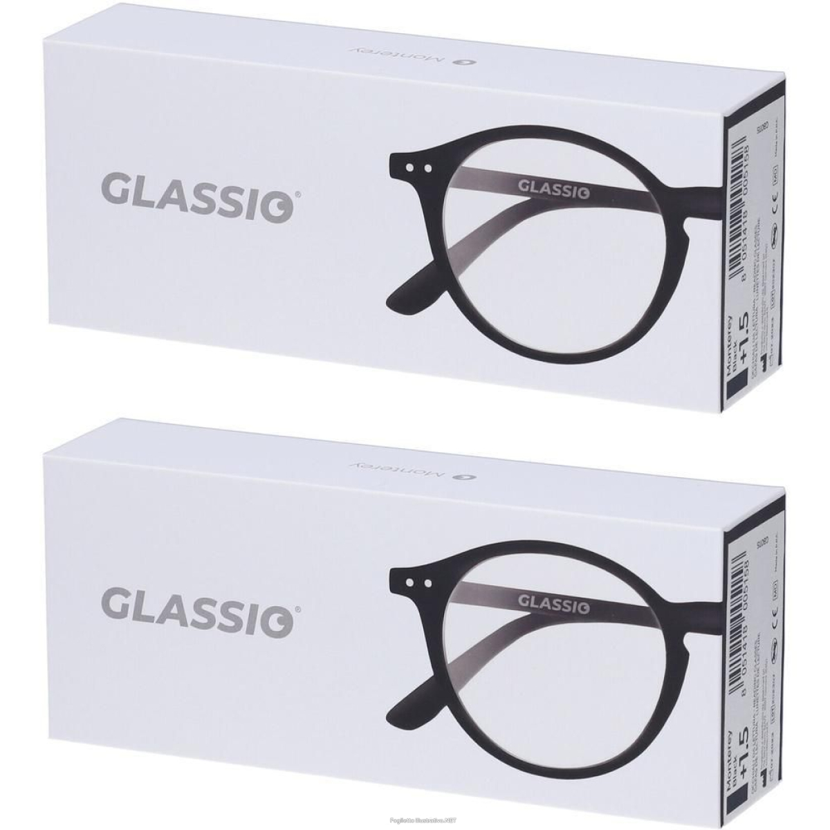 Cerca Offerte di occhiali da lettura glassio monterey colore nero gradazione +1,5 1 st e acquista online