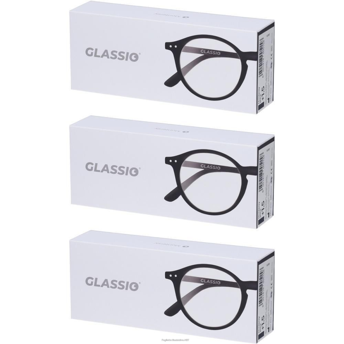 Cerca Offerte di occhiali da lettura glassio monterey colore nero gradazione +1,5 1 st e acquista online