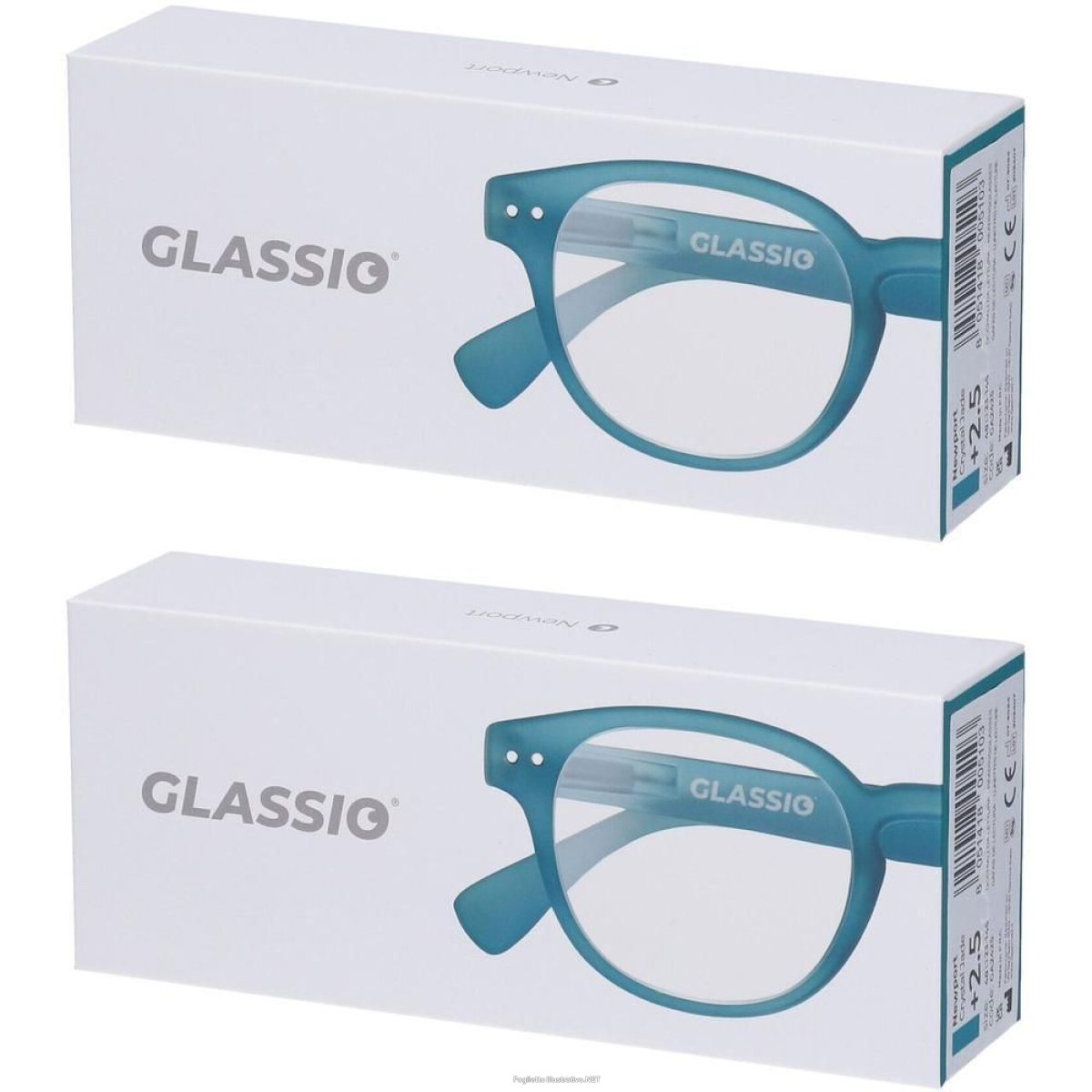 Cerca Offerte di Occhiali da Lettura Glassio Newport Colore Crystal Jade Gradazione +2 e acquista online