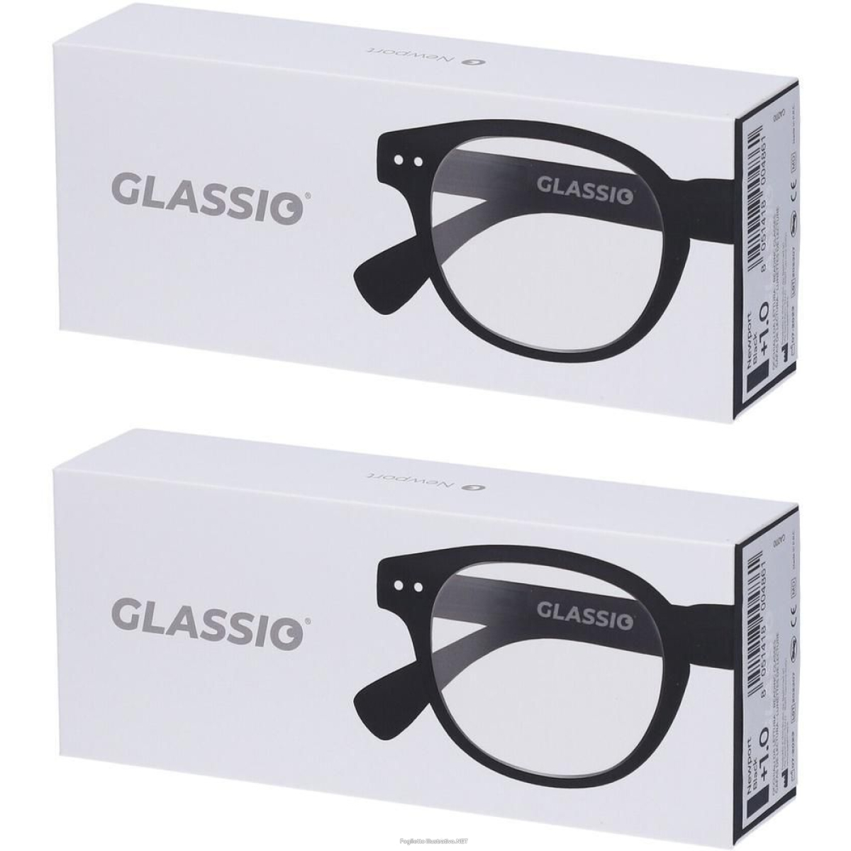 Cerca Offerte di occhiali da lettura glassio newport colore nero gradazione +1,0 2x1 st e acquista online