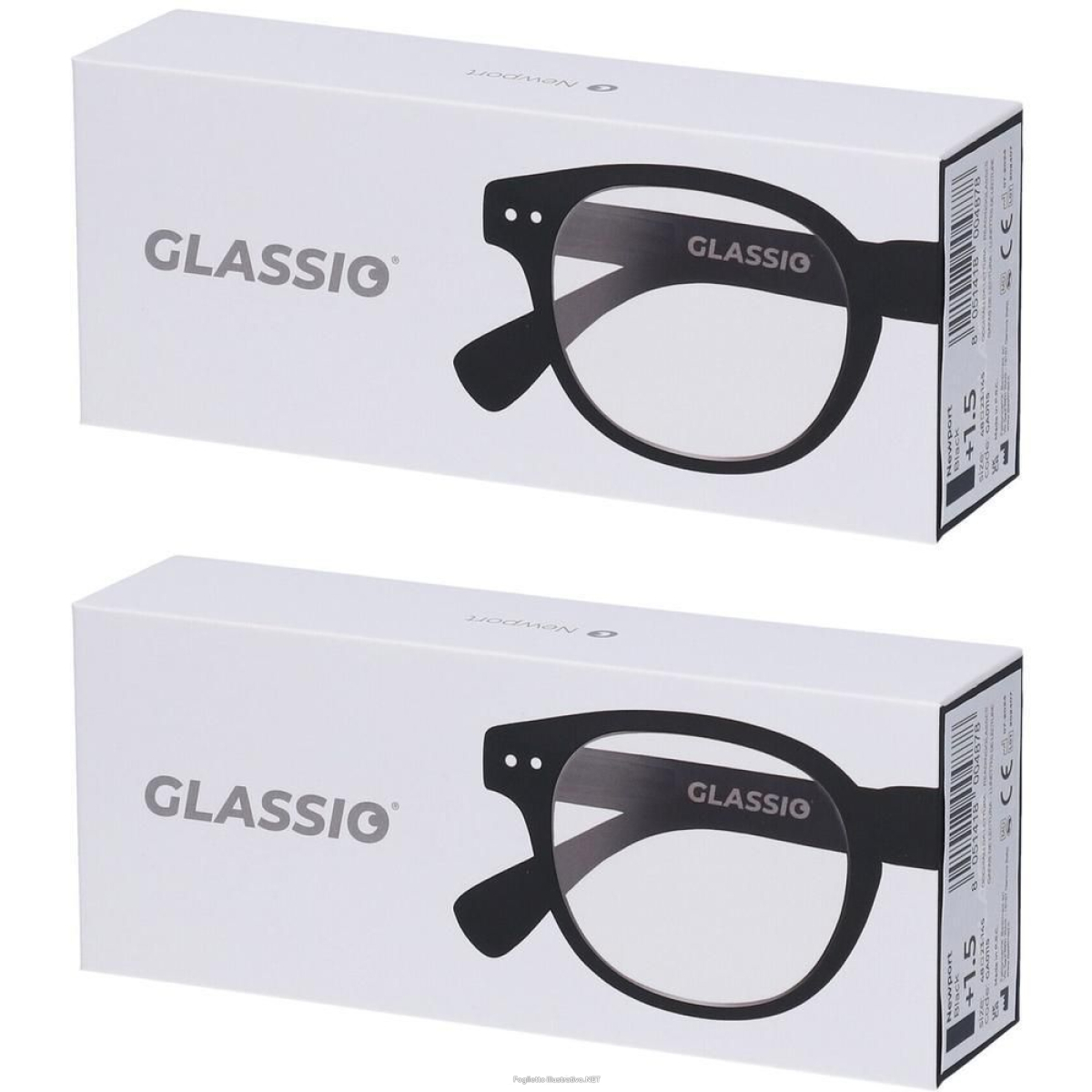 Cerca Offerte di occhiali da lettura glassio newport colore nero gradazione +1,5 1 st e acquista online