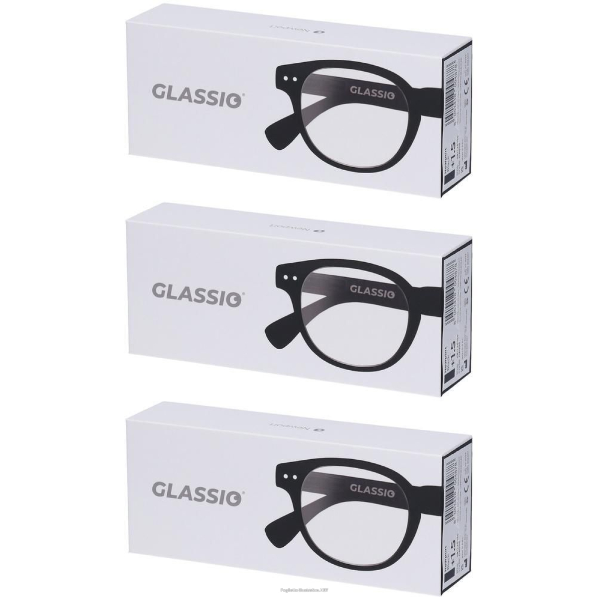Cerca Offerte di occhiali da lettura glassio newport colore nero gradazione +1,5 1 st e acquista online