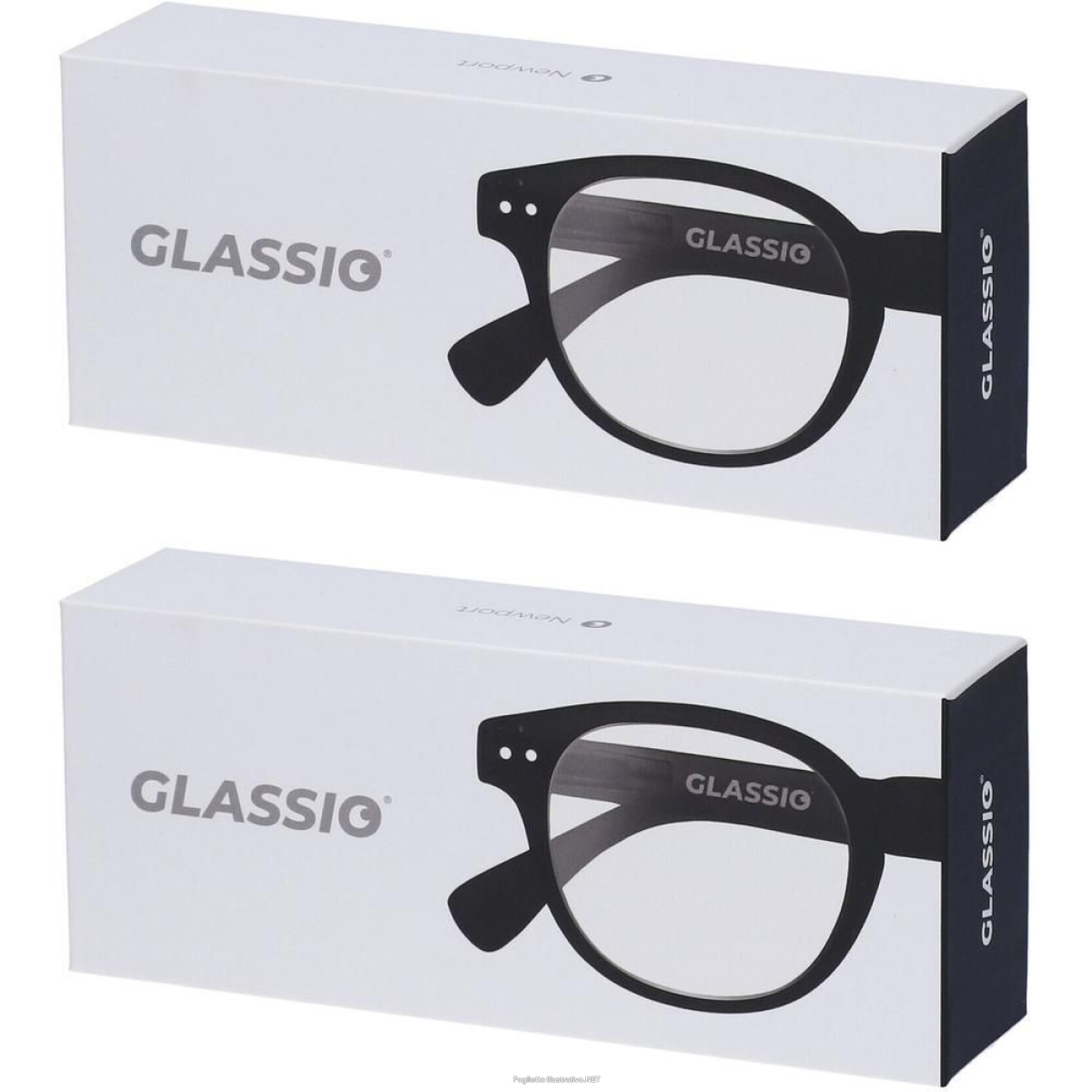 Cerca Offerte di occhiali da lettura glassio newport colore nero gradazione +2,0 2x1 st e acquista online