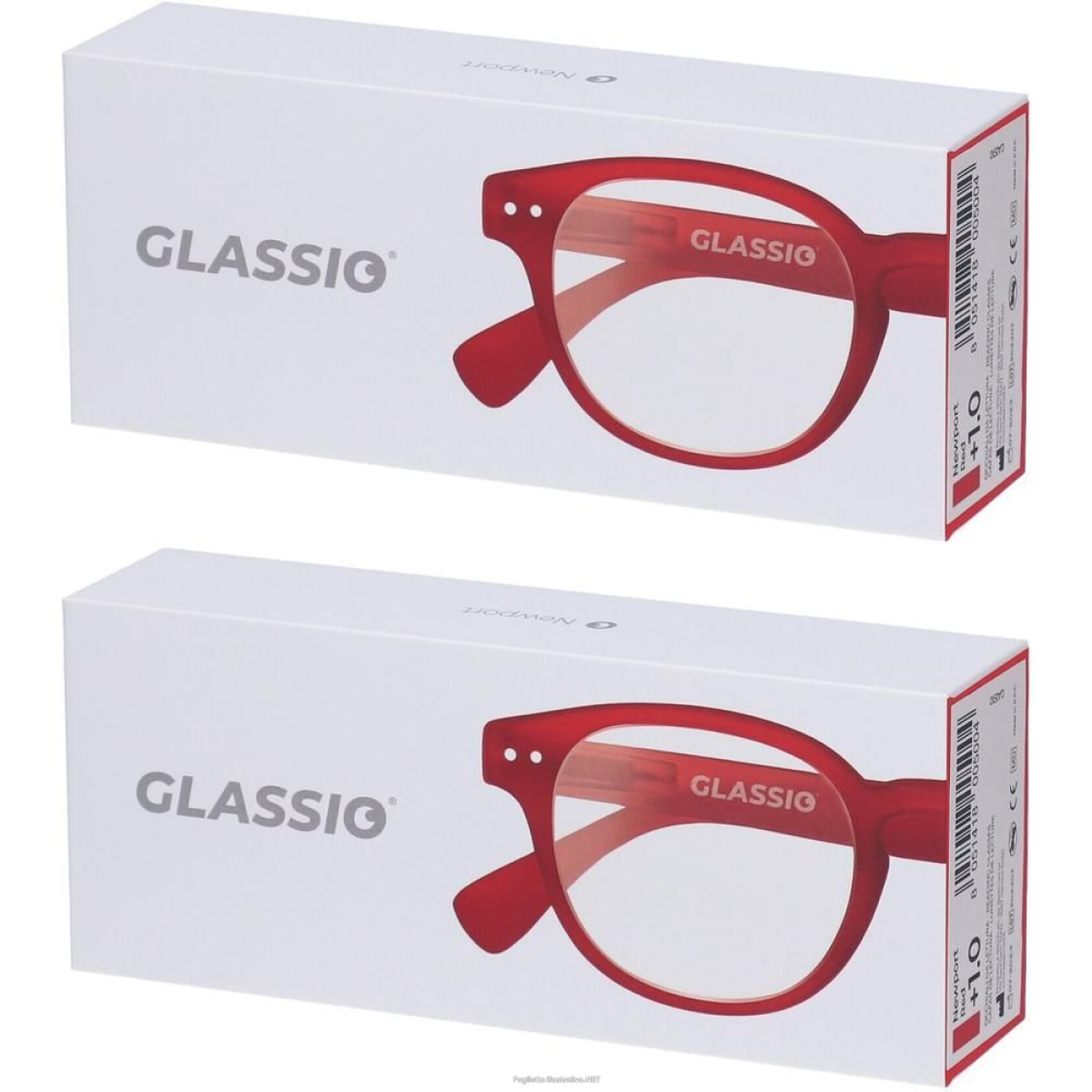Cerca Offerte di occhiali da lettura glassio newport colore rosso gradazione +1,0 2x1 s e acquista online