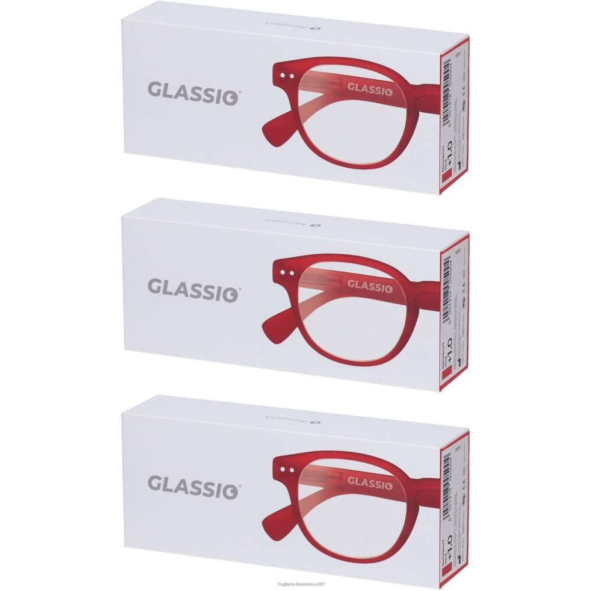Cerca Offerte di occhiali da lettura glassio newport colore rosso gradazione +1,0 3x1 s e acquista online